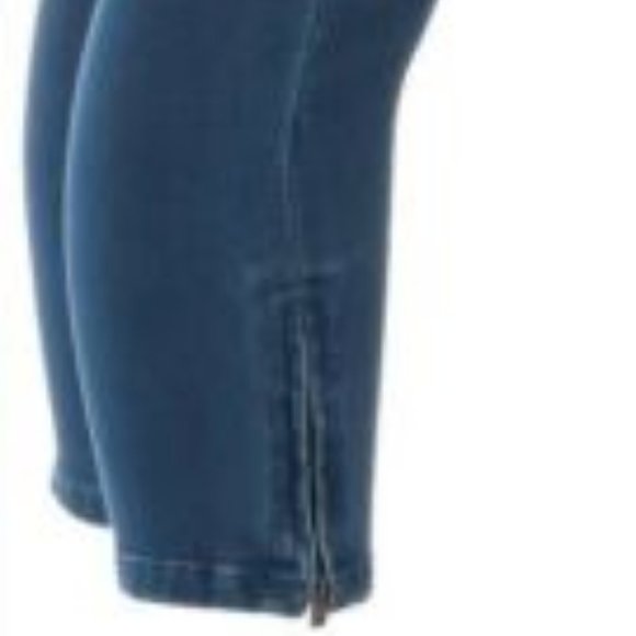NWT MARTHA STEWART KNIT DENIM ANKLE JEANS MEDIUM INDIGO - Picture 8 of 16